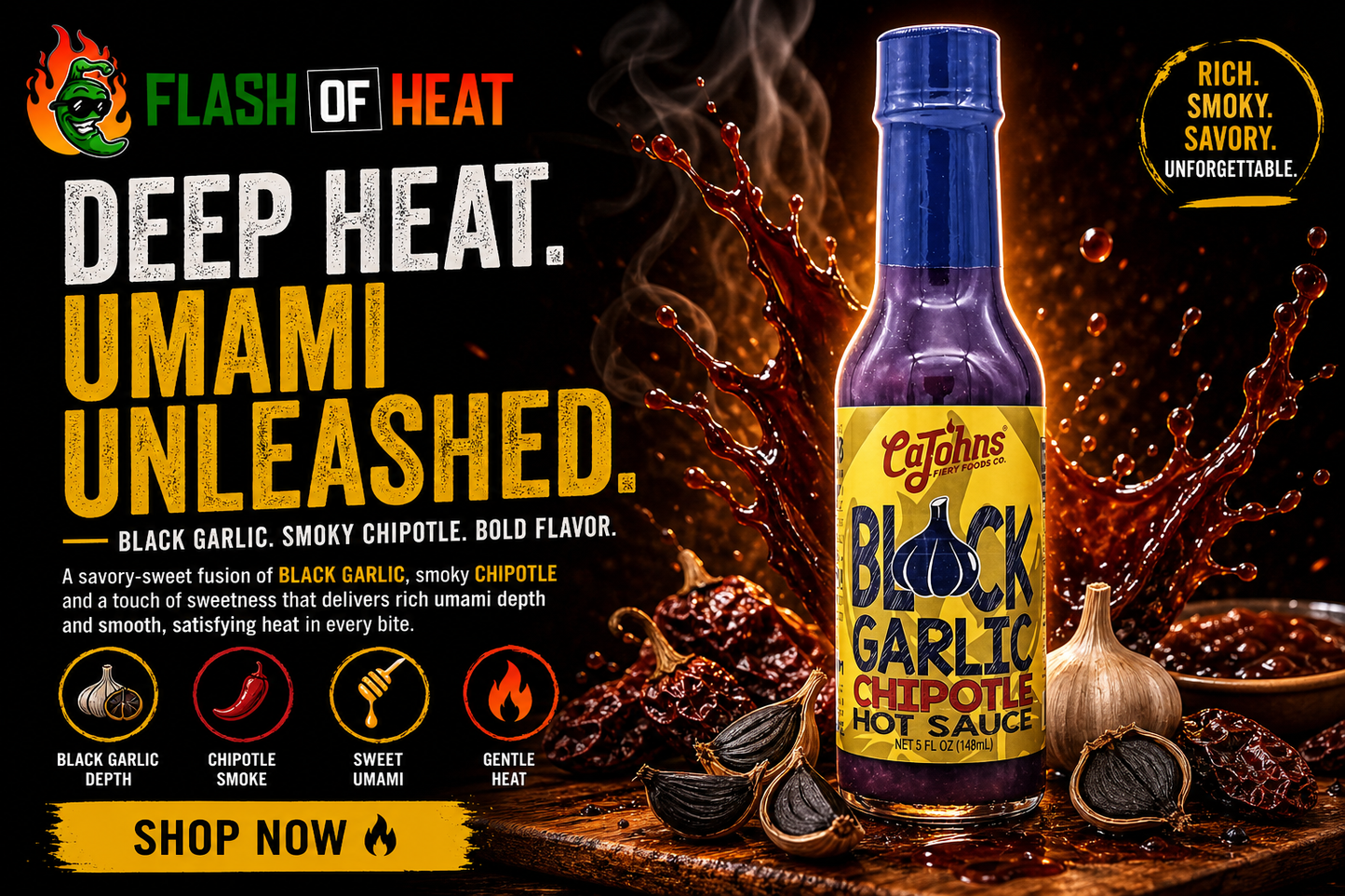 CaJohns "Black Garlic Chipotle"