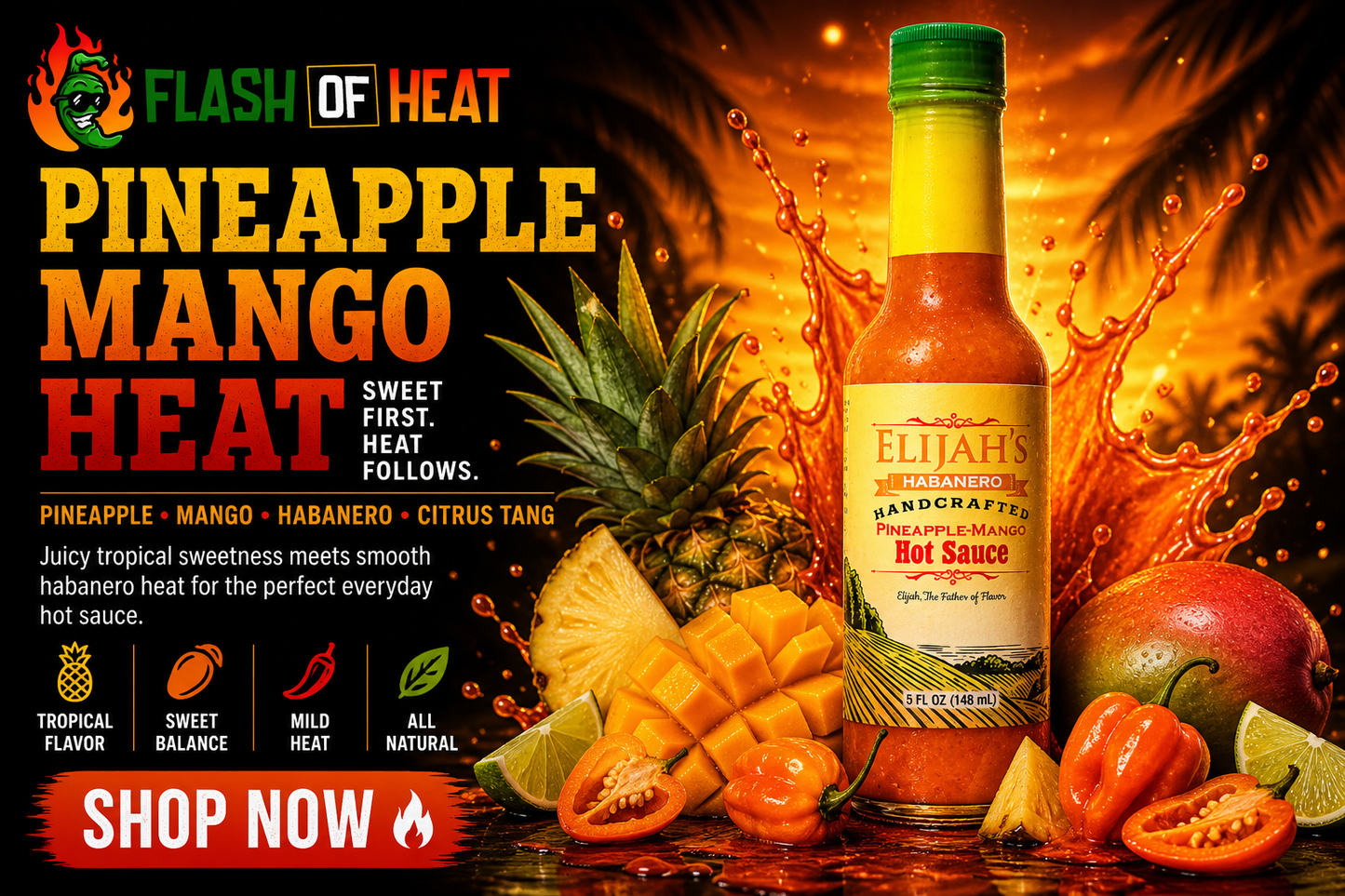 Elijah's Handcrafted "Pineapple-Mango"