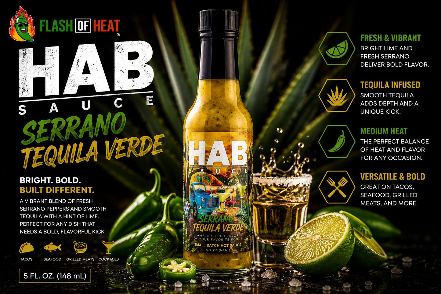 HAB Serrano Tequila Verde