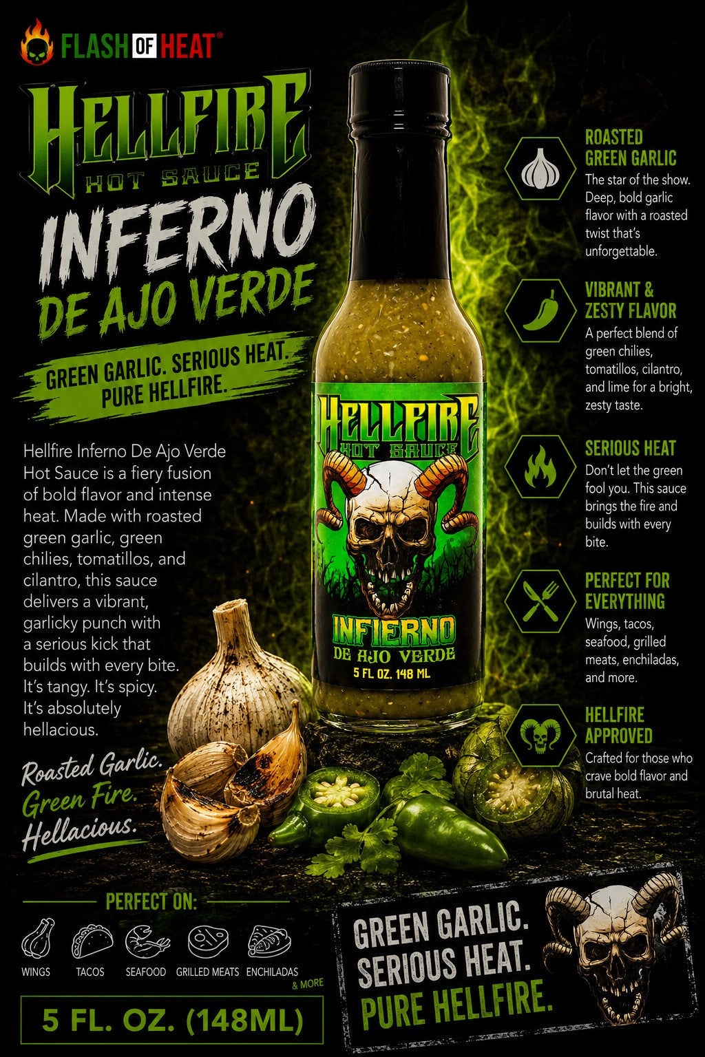 Hellfire "Infierno De Ajo Verde"
