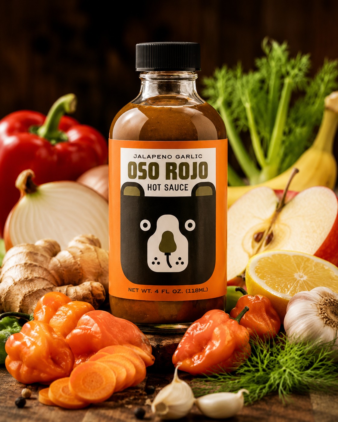 Oso Rojo Jalapeno Garlic