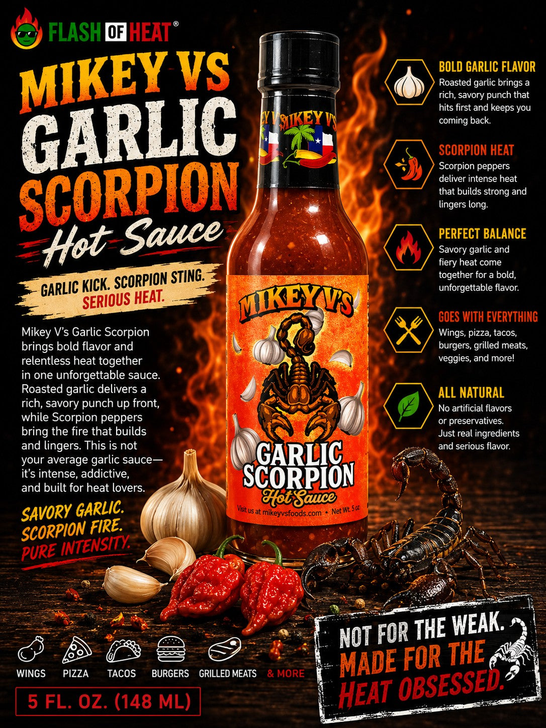 Mikey V's "Garlic Scorpion"