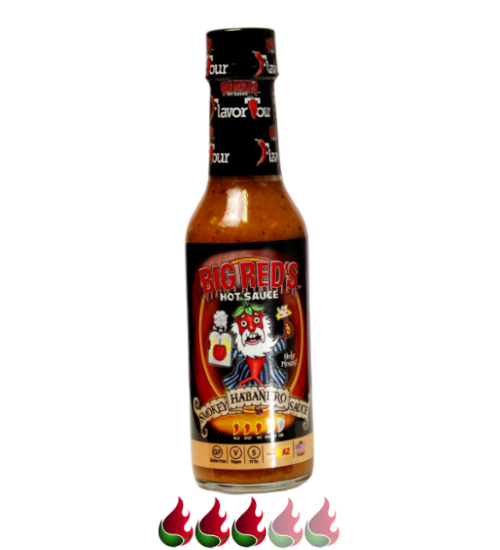 Big Red's "Smokey Habanero Sauce"