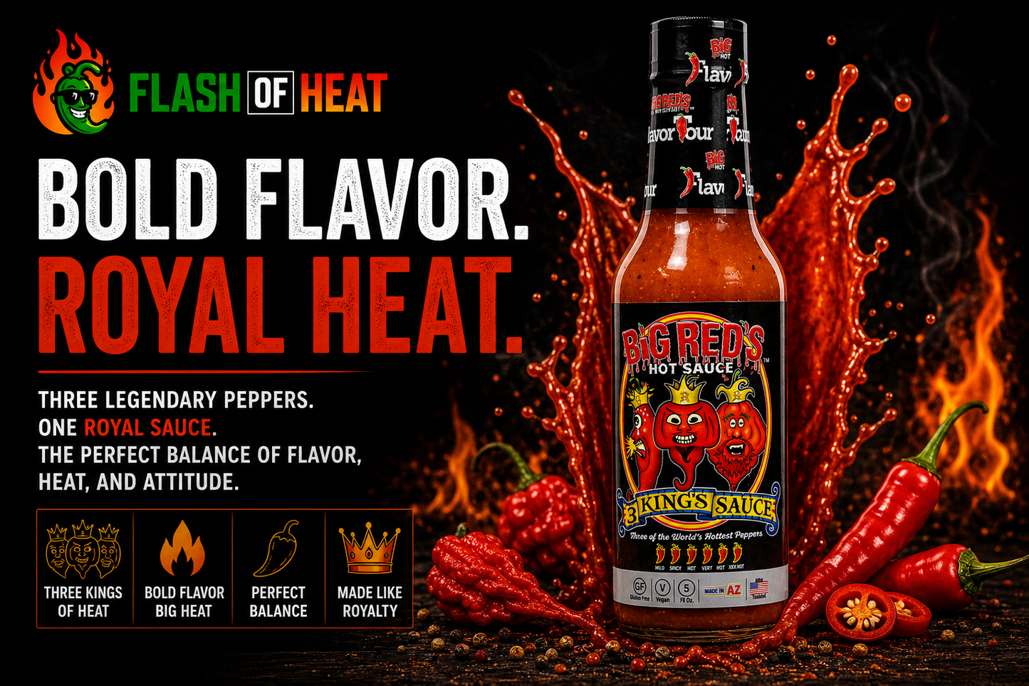 Big Red's  "3 Kings Sauce"
