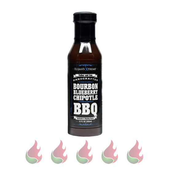 Elijah's Xtreme "Bourbon Blueberry Chipotle BBQ Sauce & Marinade"