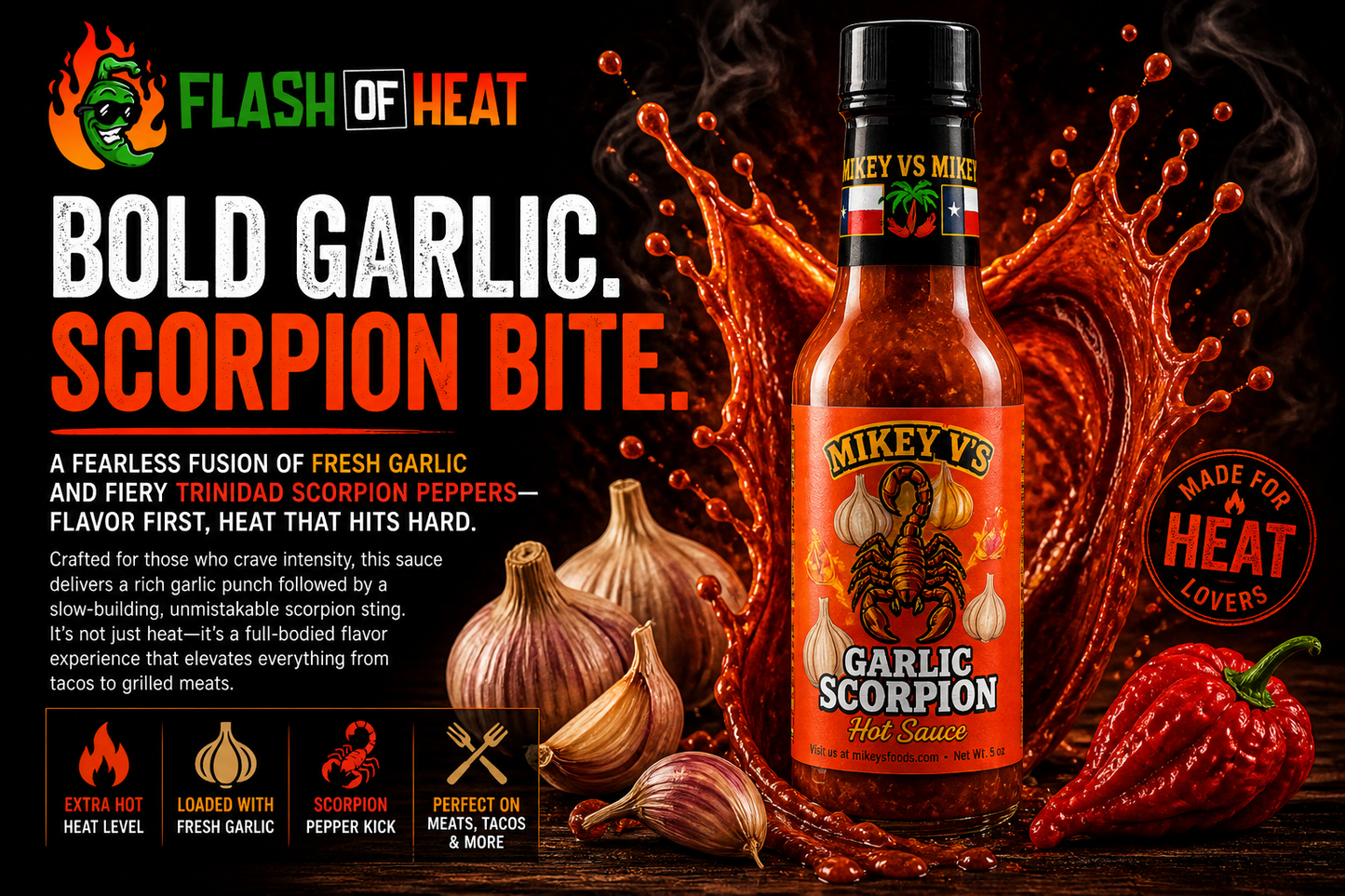Mikey V's "Garlic Scorpion"