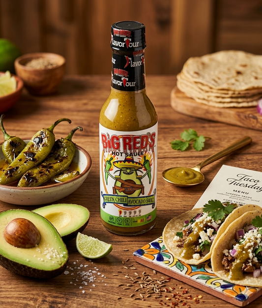 Big Red's "Green Chili Avocado"
