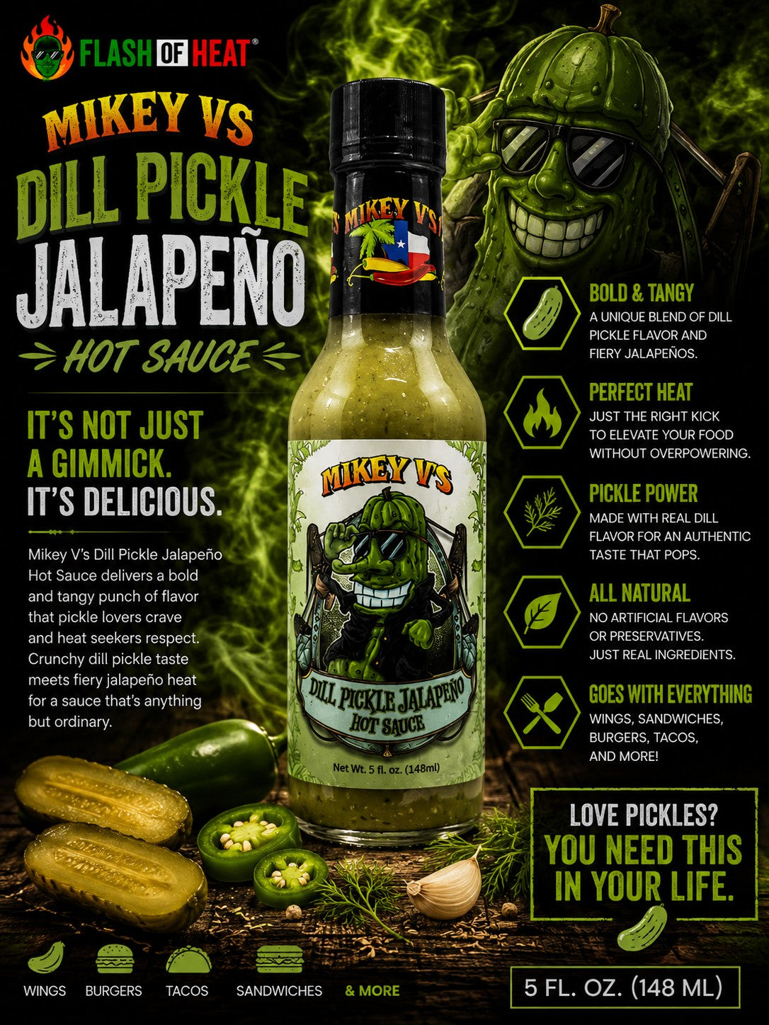 Mikey V's "Dill Pickle Jalapeno"