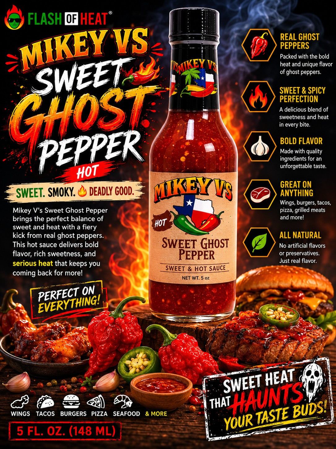 Mikey V's "Sweet Ghost Pepper"