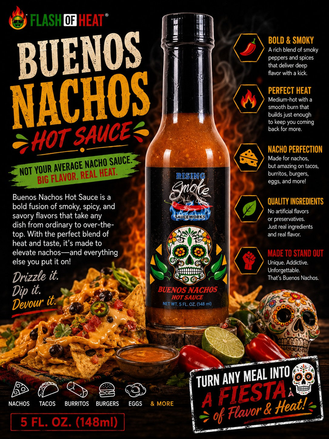 Rising Smoke "Buenos Nachos"