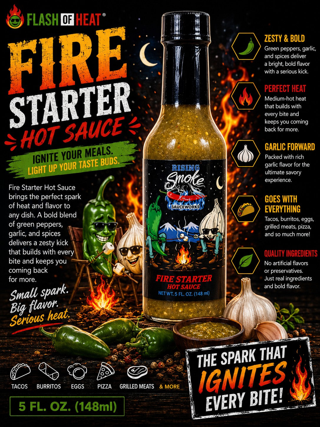 Rising Smoke "Fire Starter"
