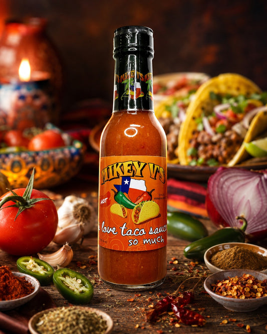 Mikey V's "I Love Tacos Hot Sauce - Hot"